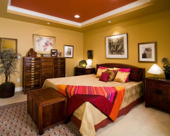 Mẫu thiết kế phòng ngủ màu vàng đẹp nhất dành cho năm 2017 - Ảnh 14