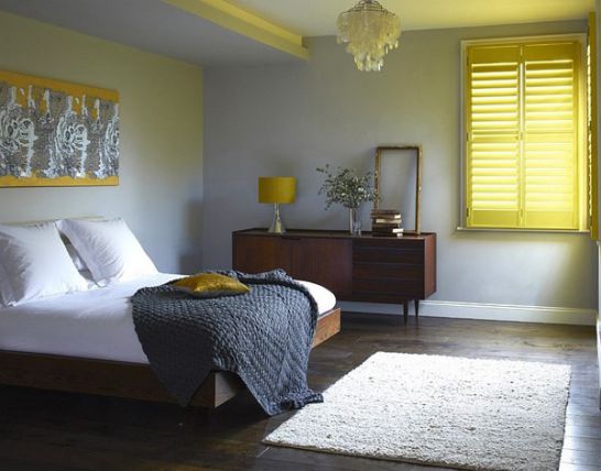 Mẫu thiết kế phòng ngủ màu vàng đẹp nhất dành cho năm 2017 - Ảnh 8