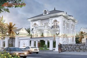 Video thiết kế biệt thự tân cổ điển đẹp 2022 phong cách hiện đại