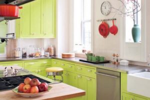 Gợi Ý 10 Mẫu Tủ Bếp Với Màu Xanh Lá Cây Thoáng Mát Cho Nhà Bếp
