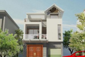 Bản vẽ mẫu thiết kế nhà phố 3 tầng 80m2 phong cách Độc Đáo