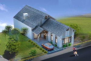 Bản vẽ mẫu thiết kế nhà 1 tầng đẹp 2021 diện tích 8.5×24 mét