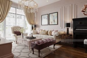 Nội thất căn hộ Luxury – Nội thất chung cư 2 phòng ngủ sang trọng