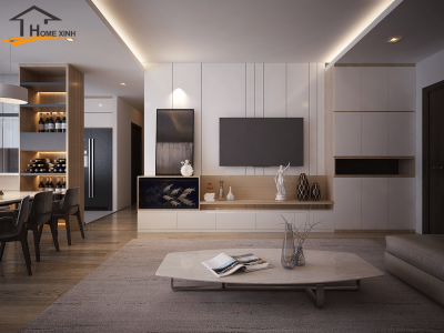 Nội thất căn hộ 120m2 – Thiết kế nội thất hiện đại nhất