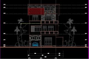 Bản vẽ thiết kế nhà chiều ngang 9m – Kiểu biệt thự đẹp 2022